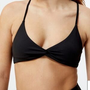 ZARA Black Twist Bralette size M